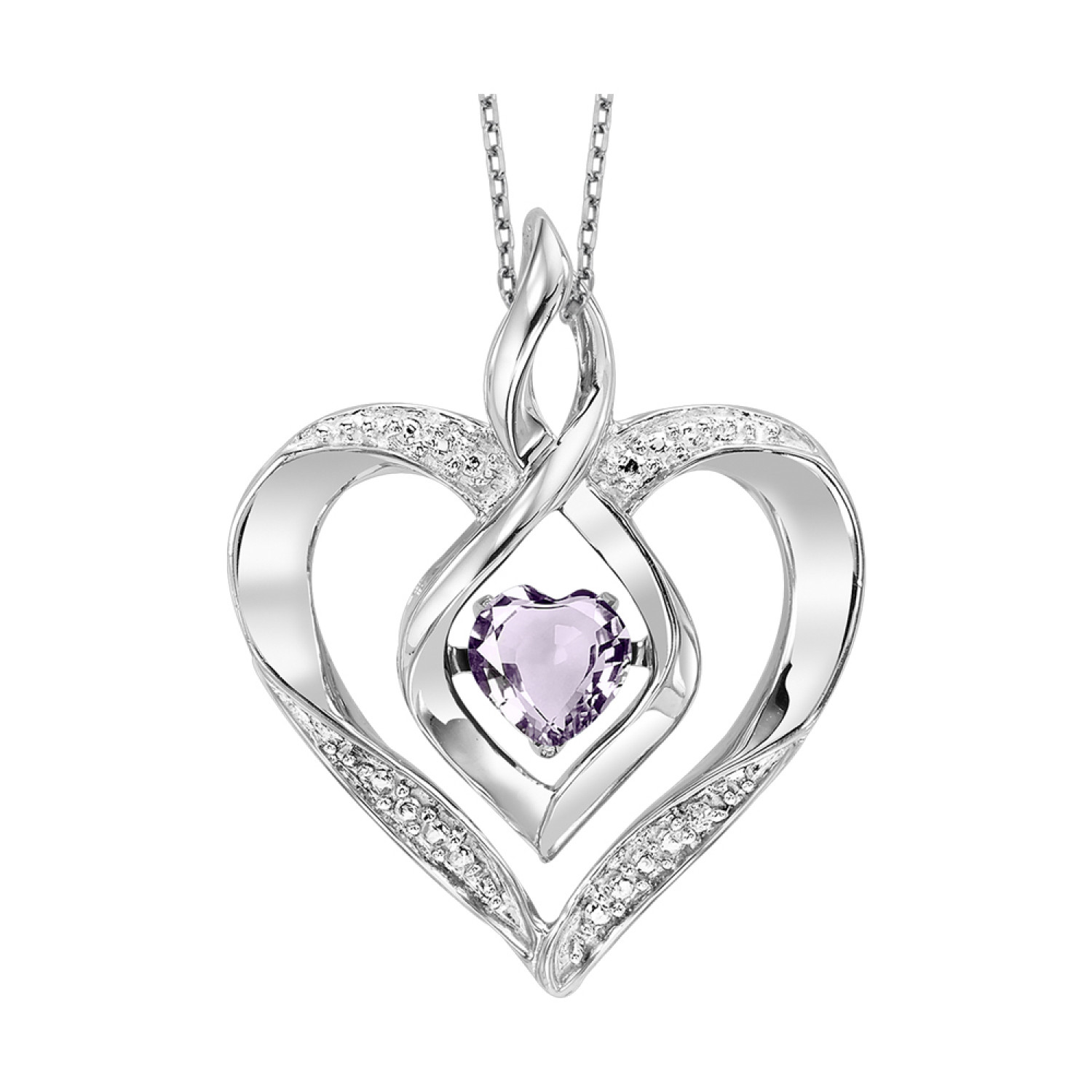 Sterling SIlver Birthstone Necklace