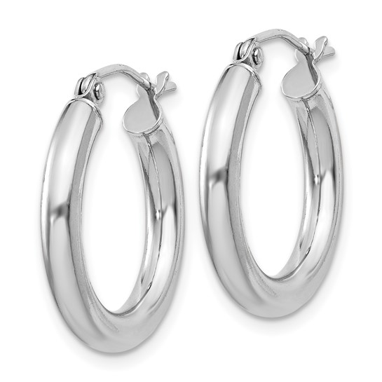 Sterling Silver Round Hoop Earring