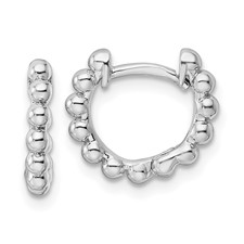 SS BEADED HOOPS