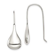 Sterling Silver Tear Drop Wire Earrings