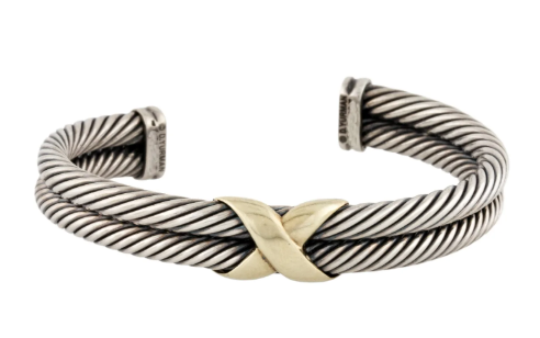 DAVID YURMAN X DOUBLE CABLE 10MM CUFF BRACELET