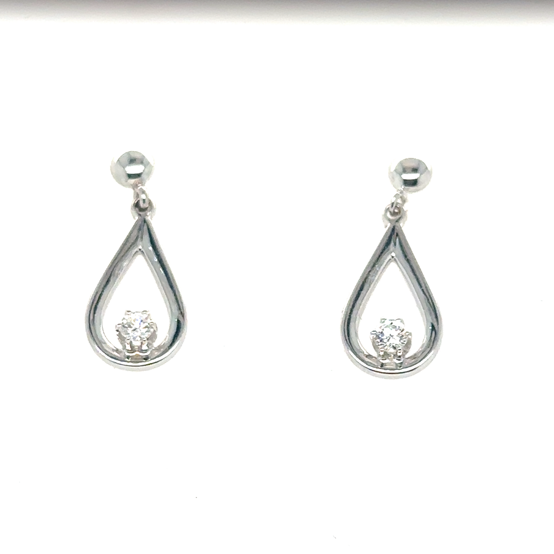 Pear Shape Drop Earrings