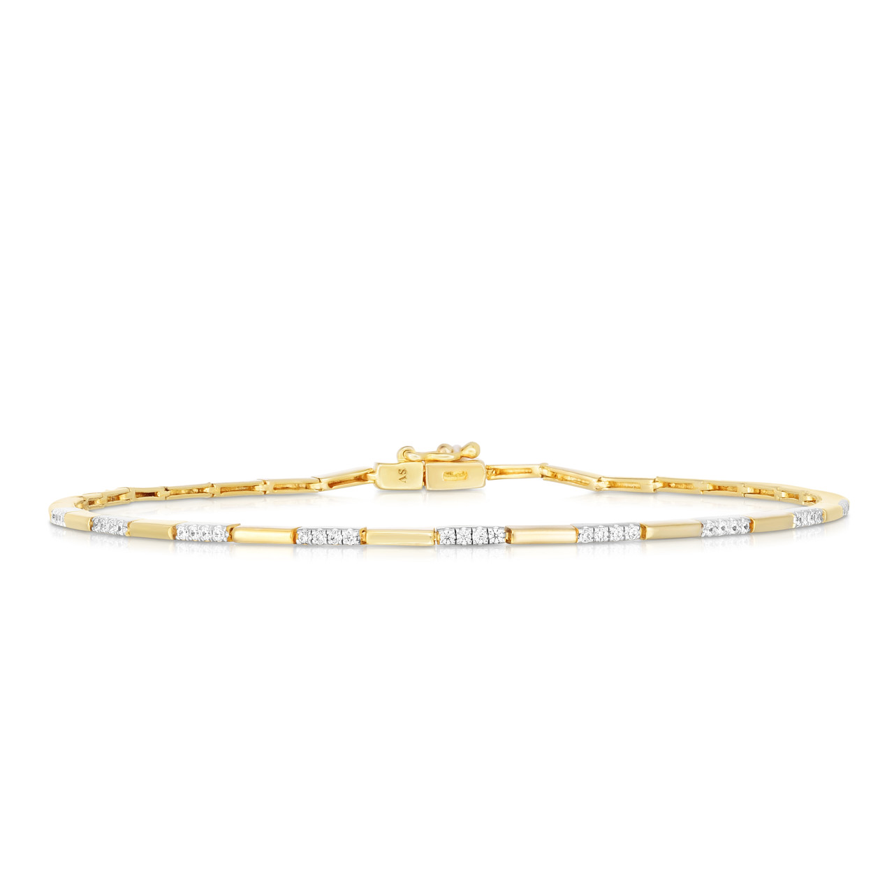 URBAETIS Diamond Tennis Bracelet