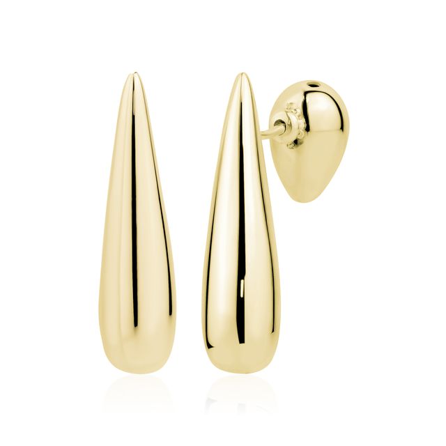 MISS MIMI Vermeil Yellow Reversable Drop Earrings