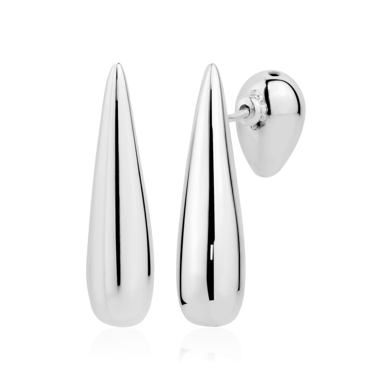 MISS MIMI Sterling Silver Reversable Drop Earrings