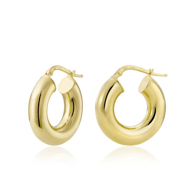 MISS MIMI Vermeil Yellow Hoop Earring