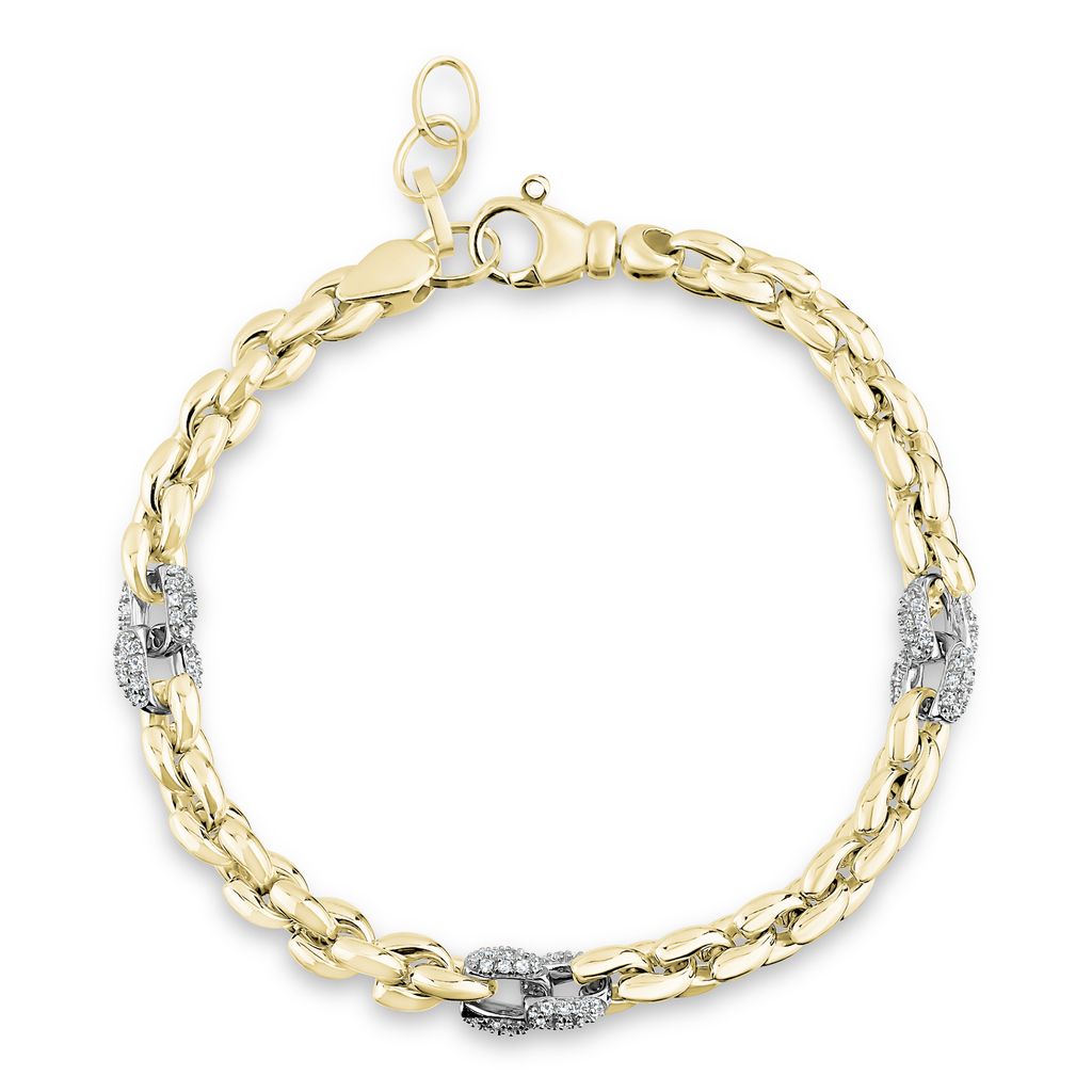 MISS MIMI Vermeil Yellow Link Bracelet