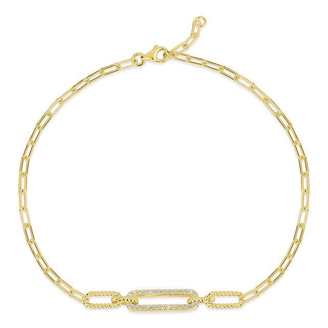 MISS MIMI Vermeil Yellow Link Chain Bracelet