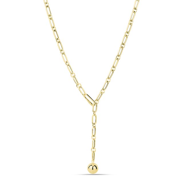 MISS MIMI Vermeil Yellow Ball Chain Necklace