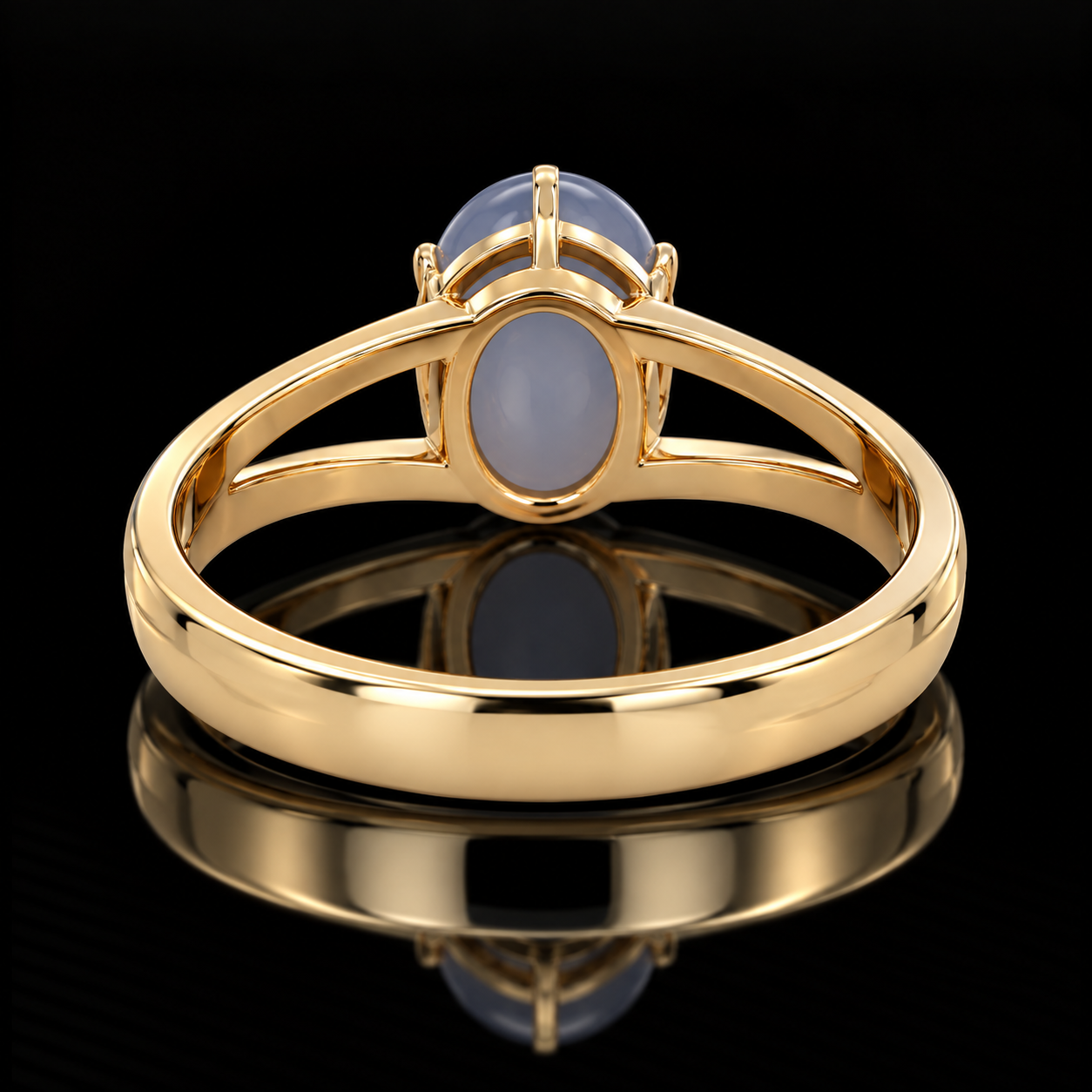 Estate Ring Star Sapphire Oval 14K Yellow Gold 2.77g. All Weights Estimated.