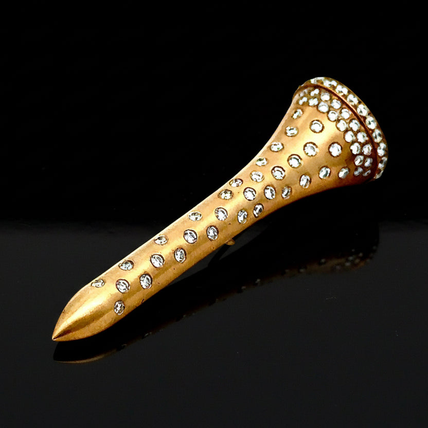  Brooch/Pendant Round Brilliant Cut Diamond 1.60 cttw  G-H VS2-SI1 14K Yellow Gold 14.10g