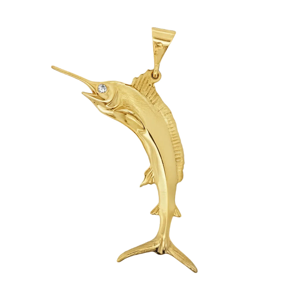 Estate Pendant, 2 Round Brilliant Cut Diamonds 0.05cttw G-H SI1-SI2, 14K Yellow Gold 10.30g. All Weights Estimated.
