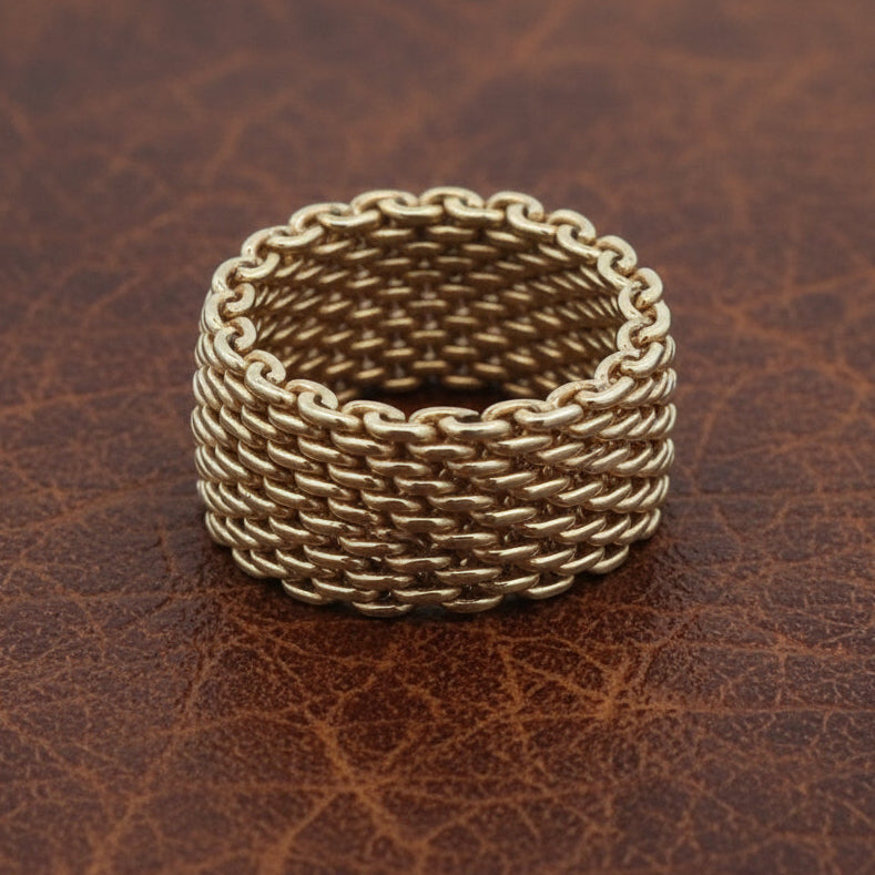 Tiffany Ring 18K Yellow Gold 12.68g