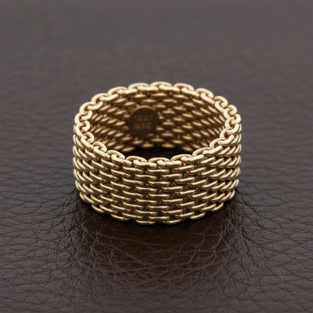 Tiffany Ring 18K Yellow Gold 12.68g