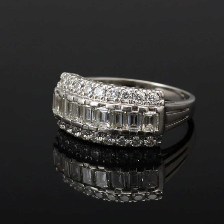 Unknown Ring Diamond 1.24Ct  PLAT 7.68G