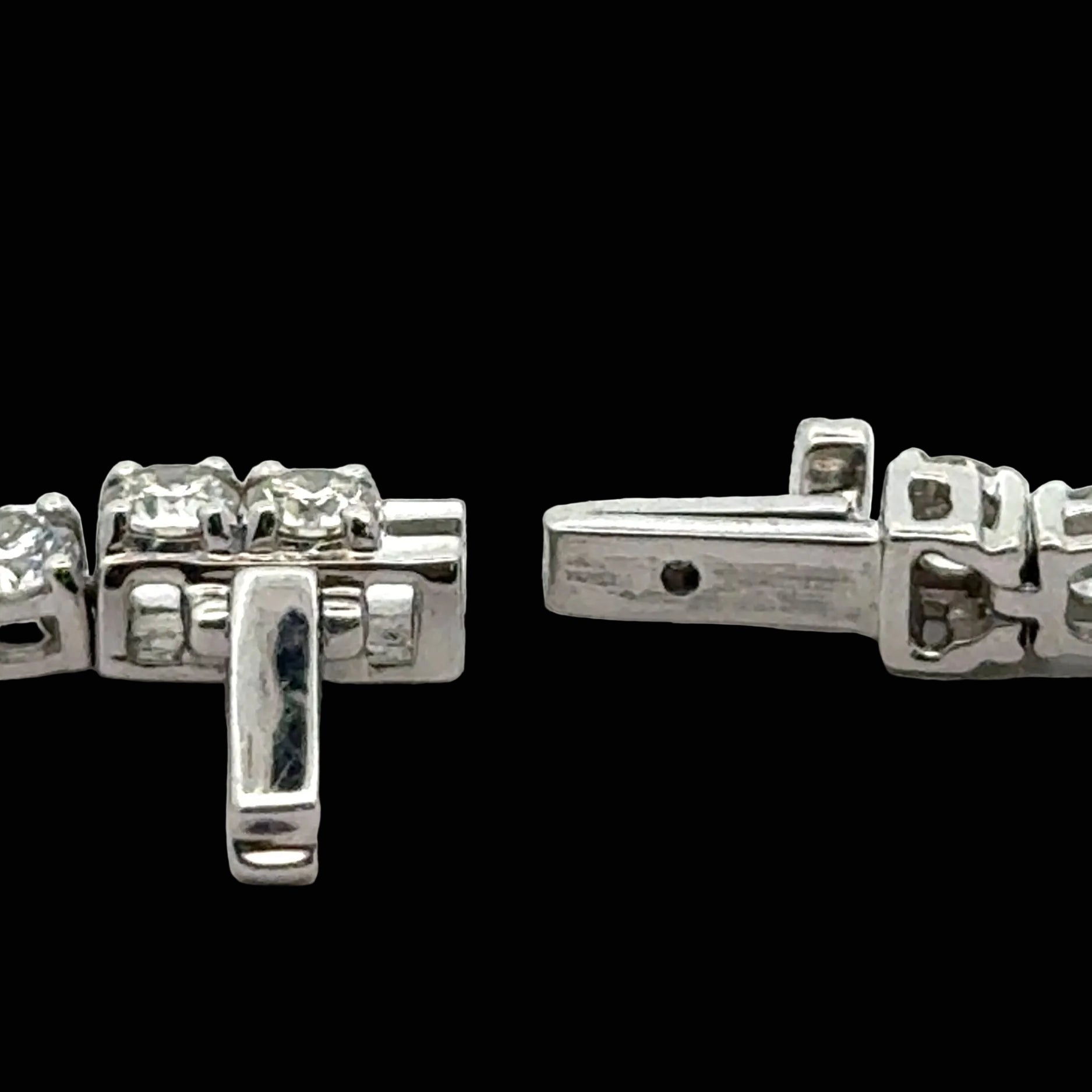  Necklace, 137 Diamond RBC 13.70ct  G-H SI PL Plat 33.75g