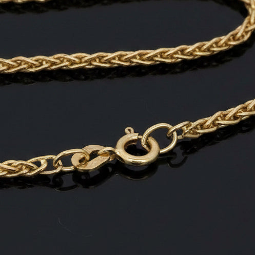Estate Italian Necklace 88 Round Brilliant Cut Diamond 2.50 cttw  G-H VS1-VS2 18K Yellow Gold 13.51g. All Weights Estimated.