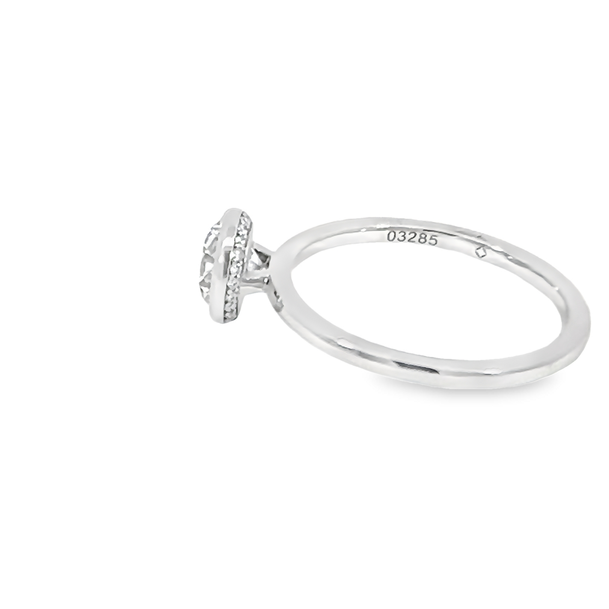Round Brilliant Bezel Solitaire Diamond Engagement Ring