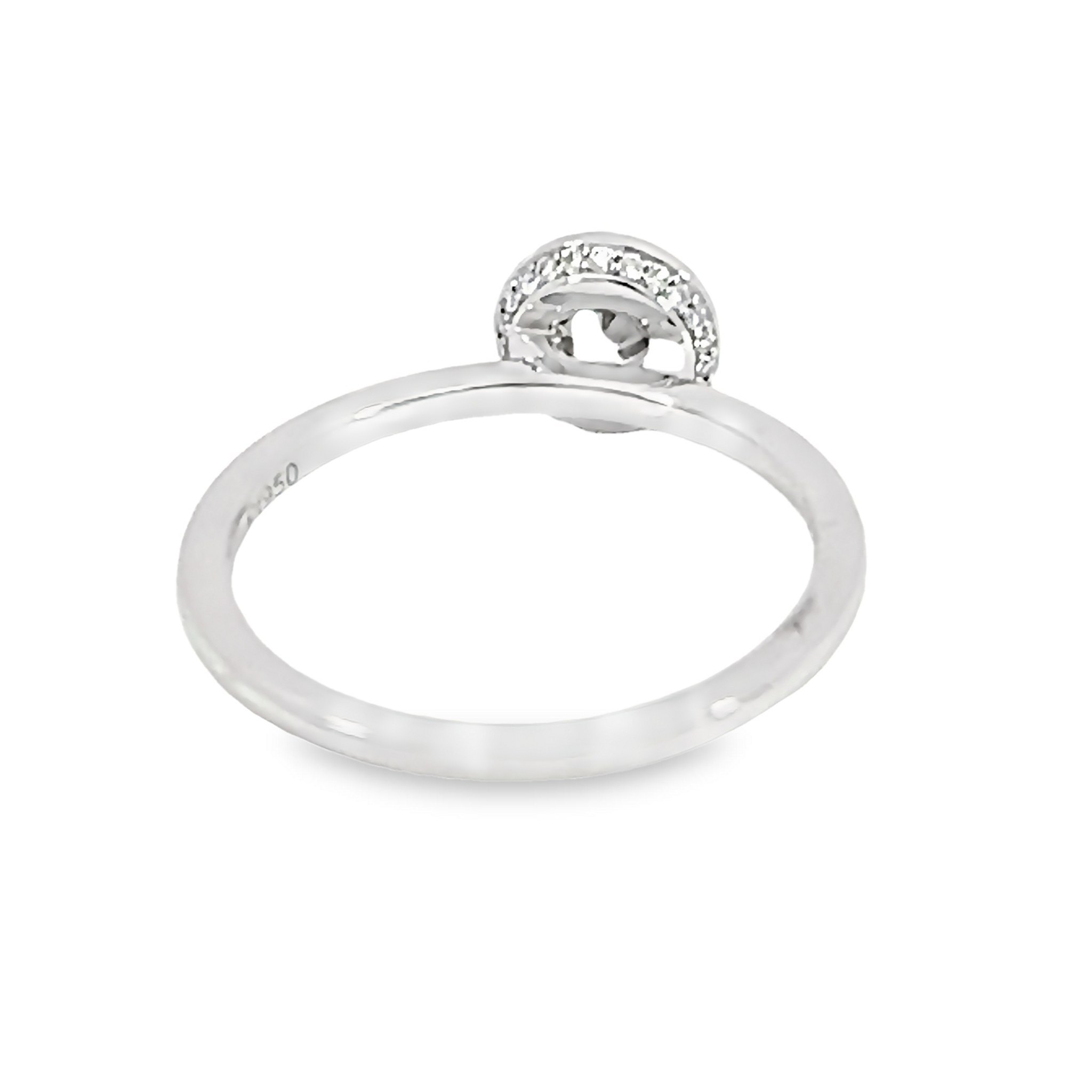 Round Brilliant Bezel Solitaire Diamond Engagement Ring