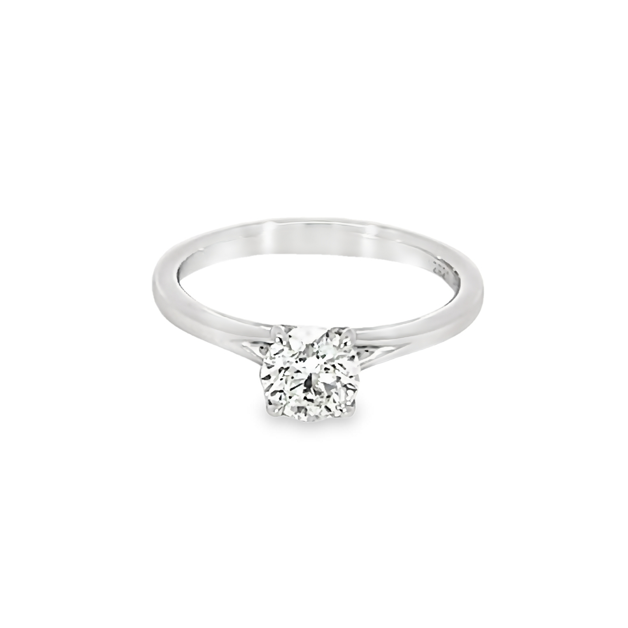 Round Brilliant Solitaire Diamond Engagement Ring