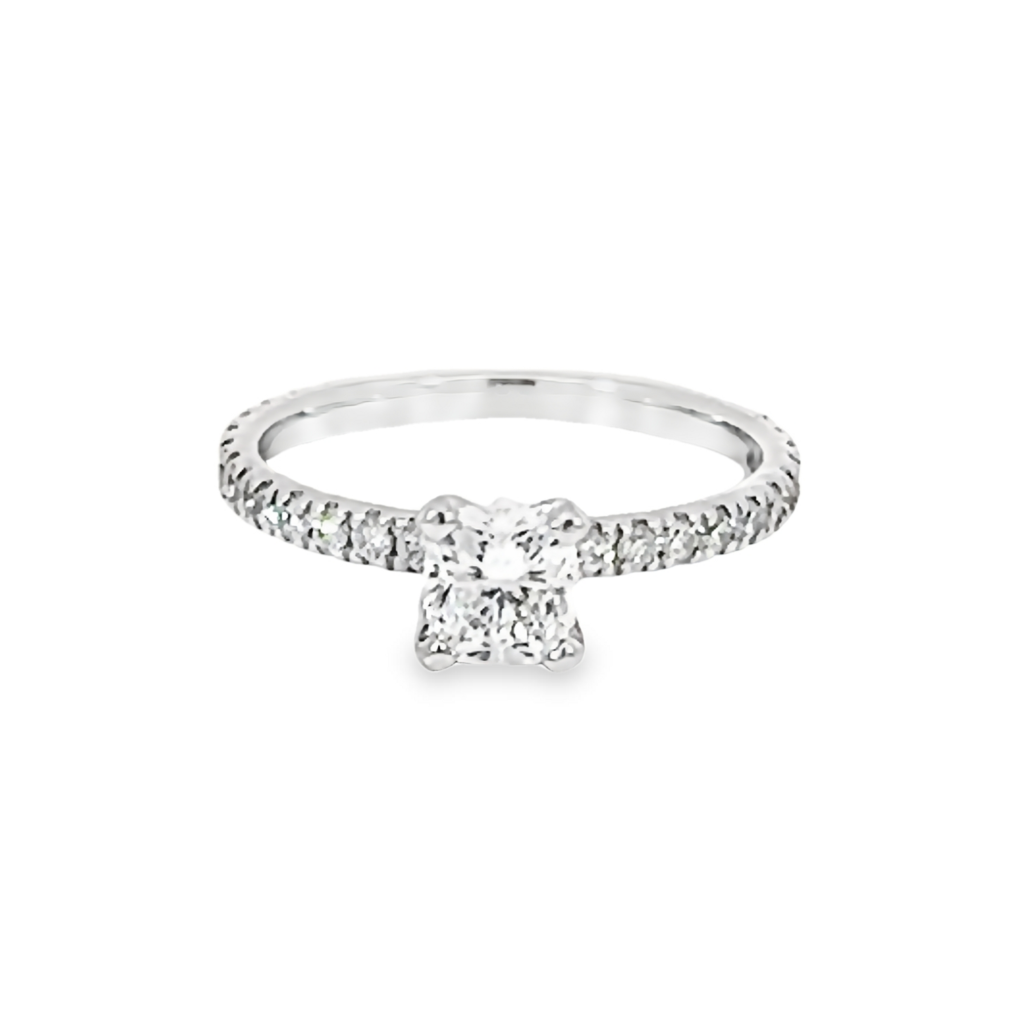 Cushion Cut Diamond Engagement Ring