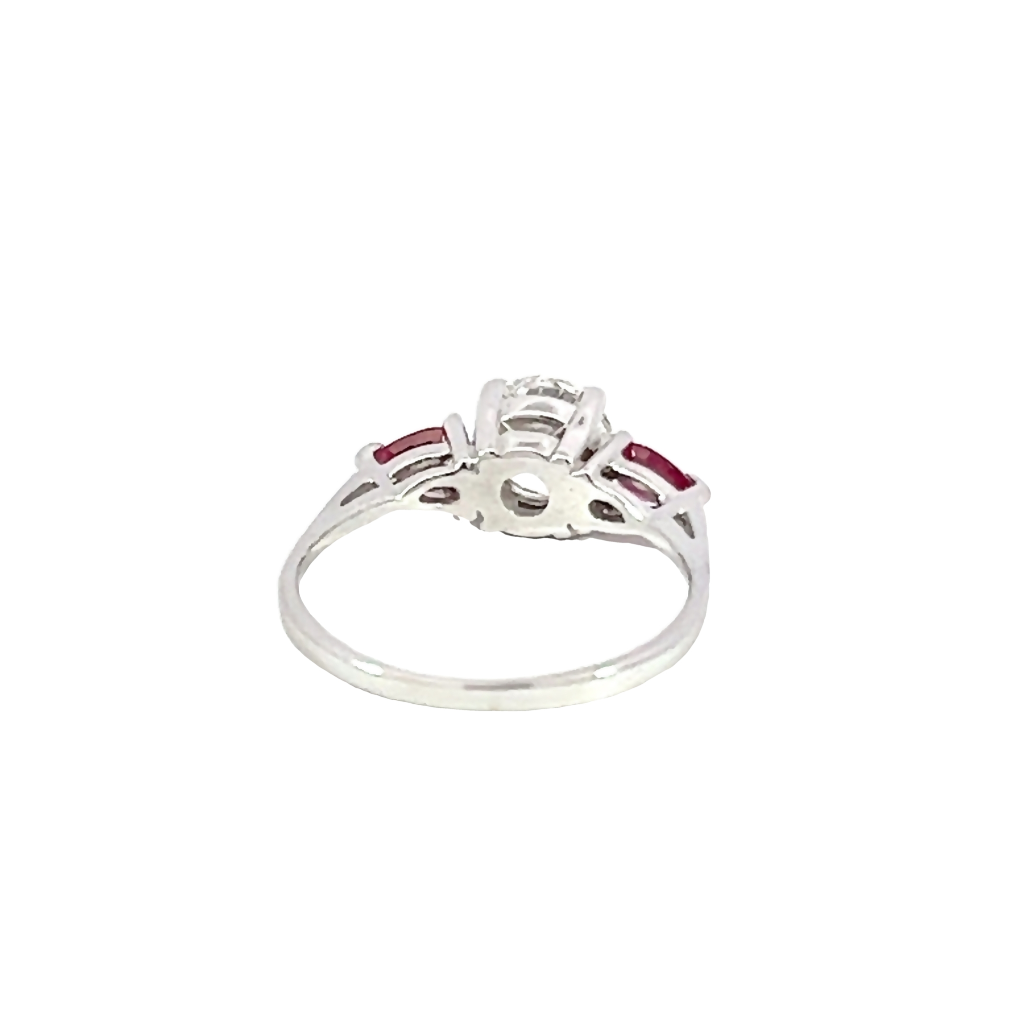 Three Stone Diamond Engagement Ring