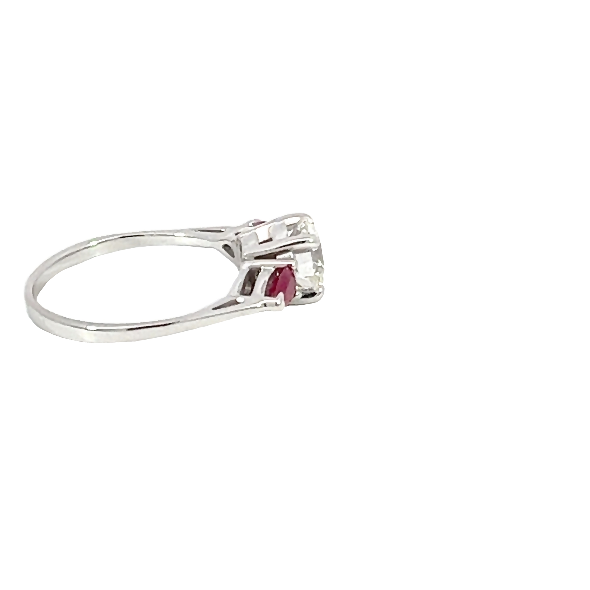 Three Stone Diamond Engagement Ring