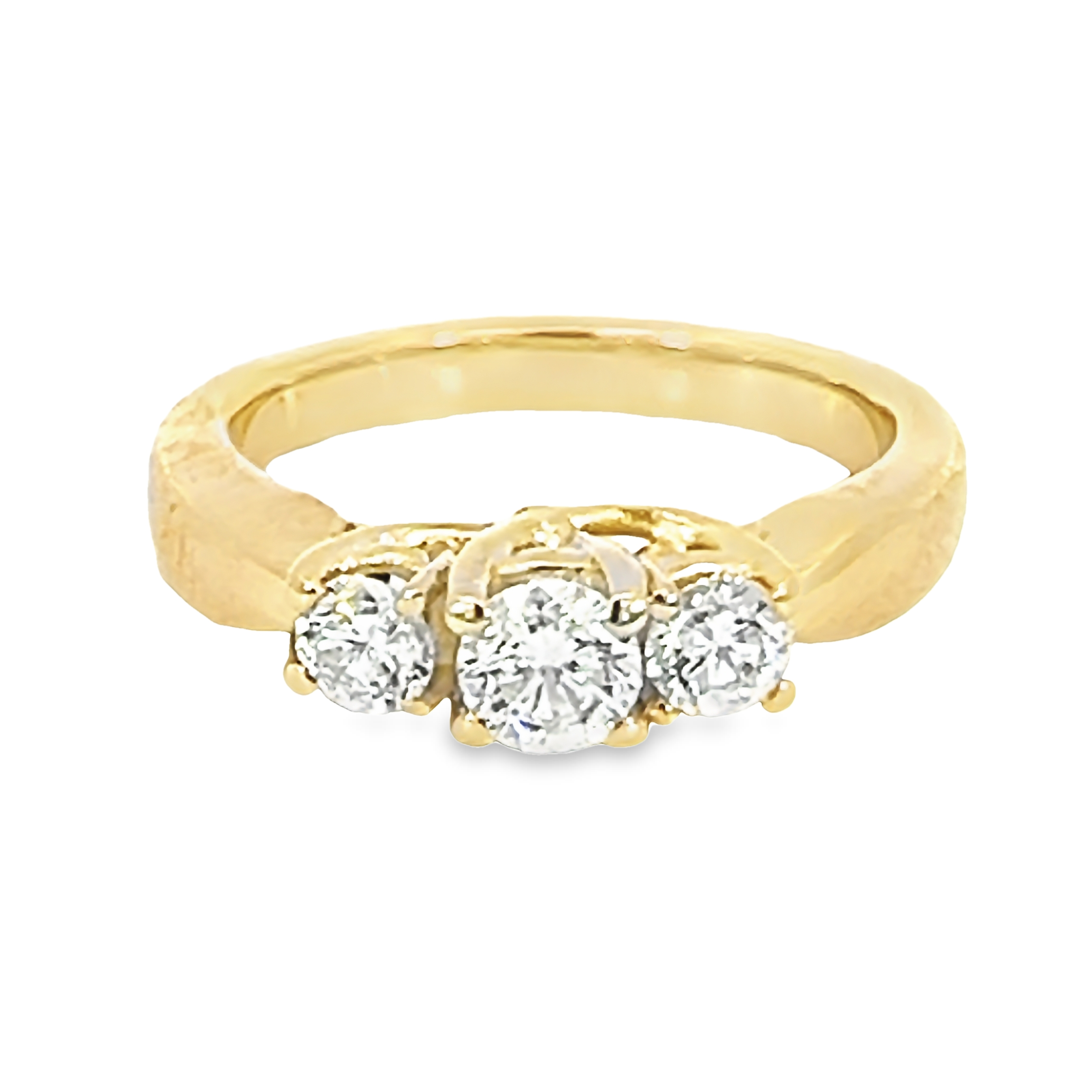 14k Yellow Gold Diamond Ring