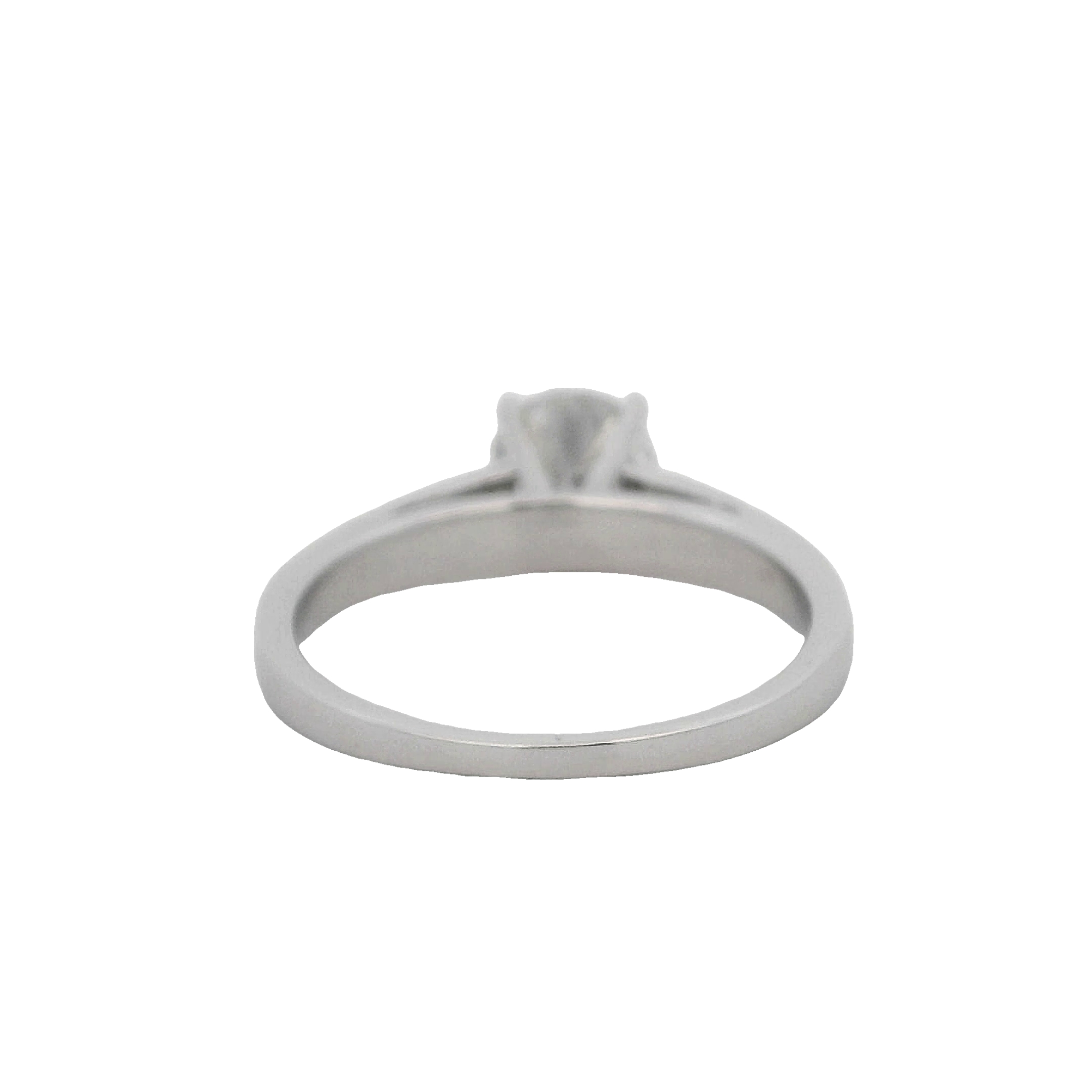 14k White Gold Diamond Engagement Ring