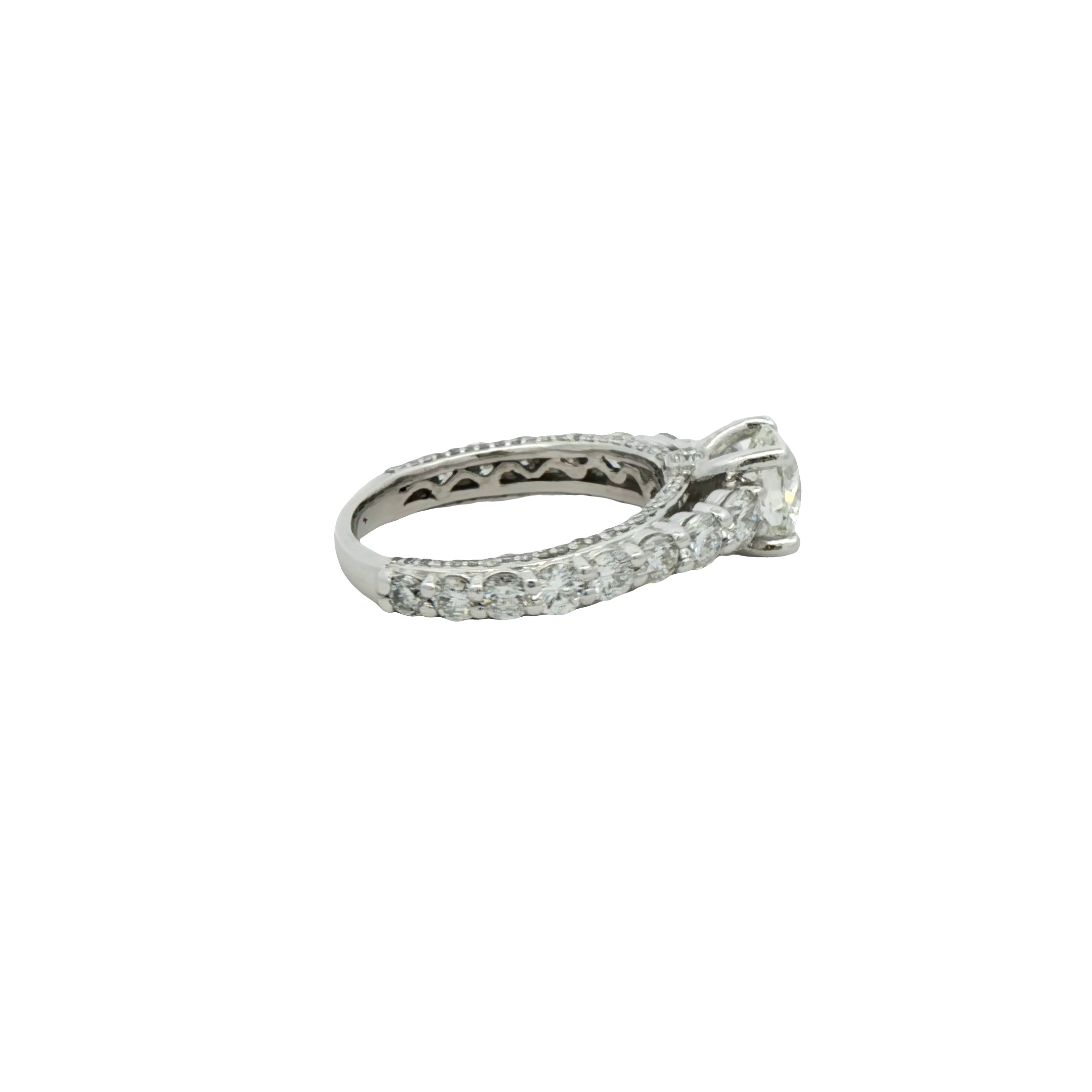 Diamond Platinum Engagement Ring