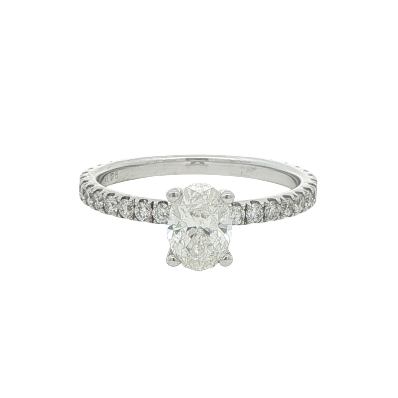 Solitaire Round Brilliant Cut Diamond Engagement Ring