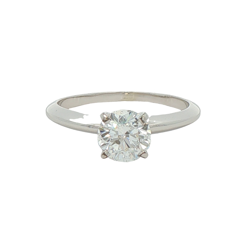 14k White Gold Engagement Ring