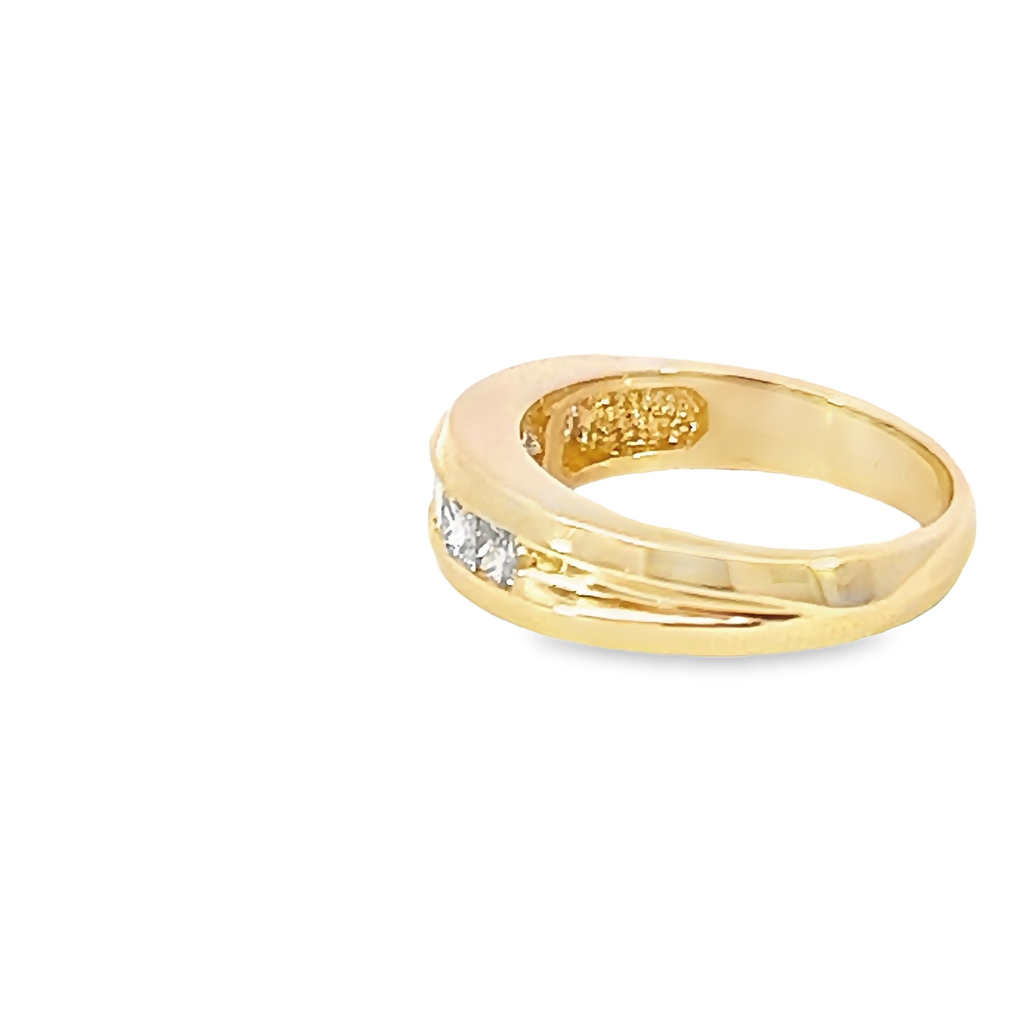 14k Yellow Gold Wedding Band