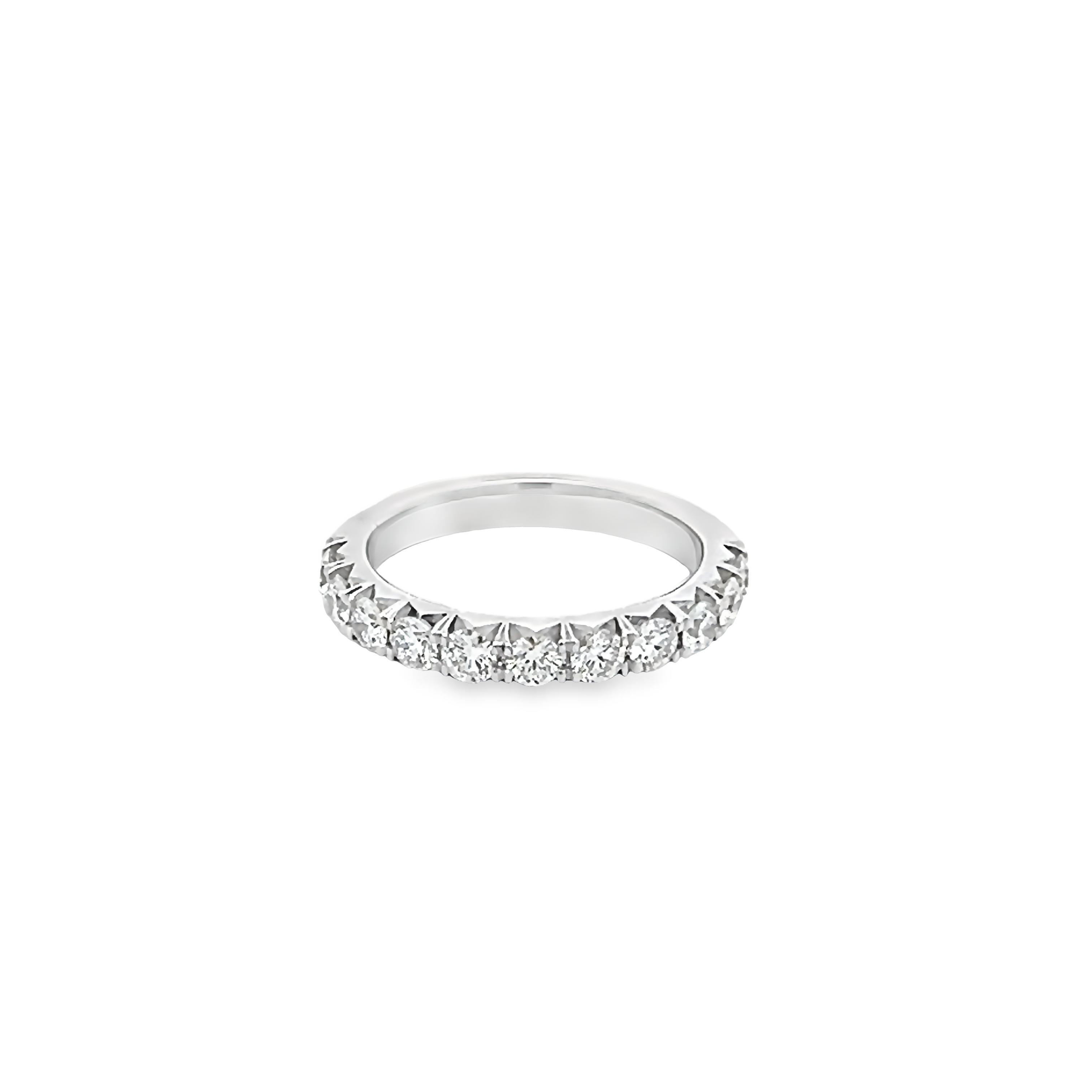 14k White Gold 1.00tw Diamond Wedding Band