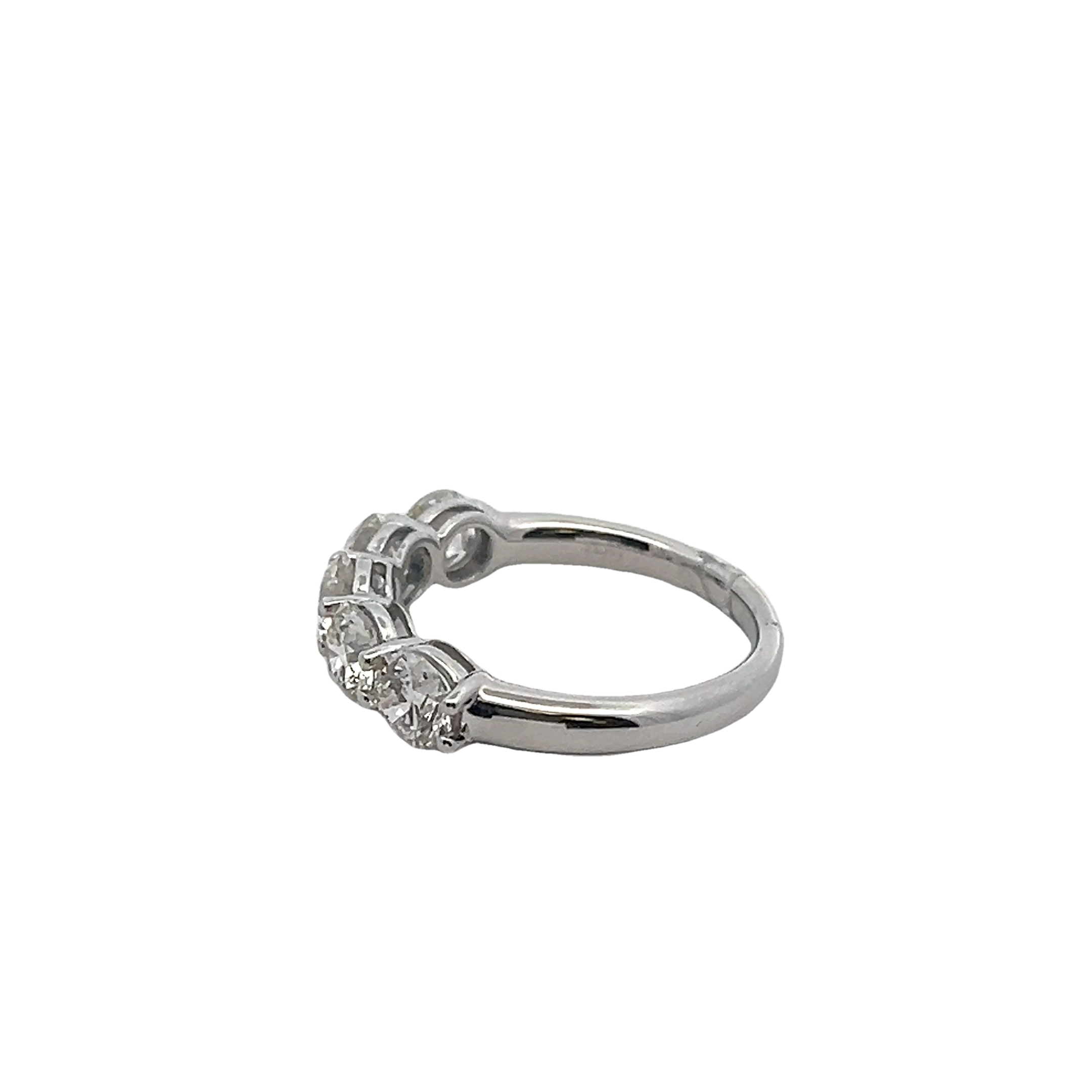 Platinum Diamond Wedding Band