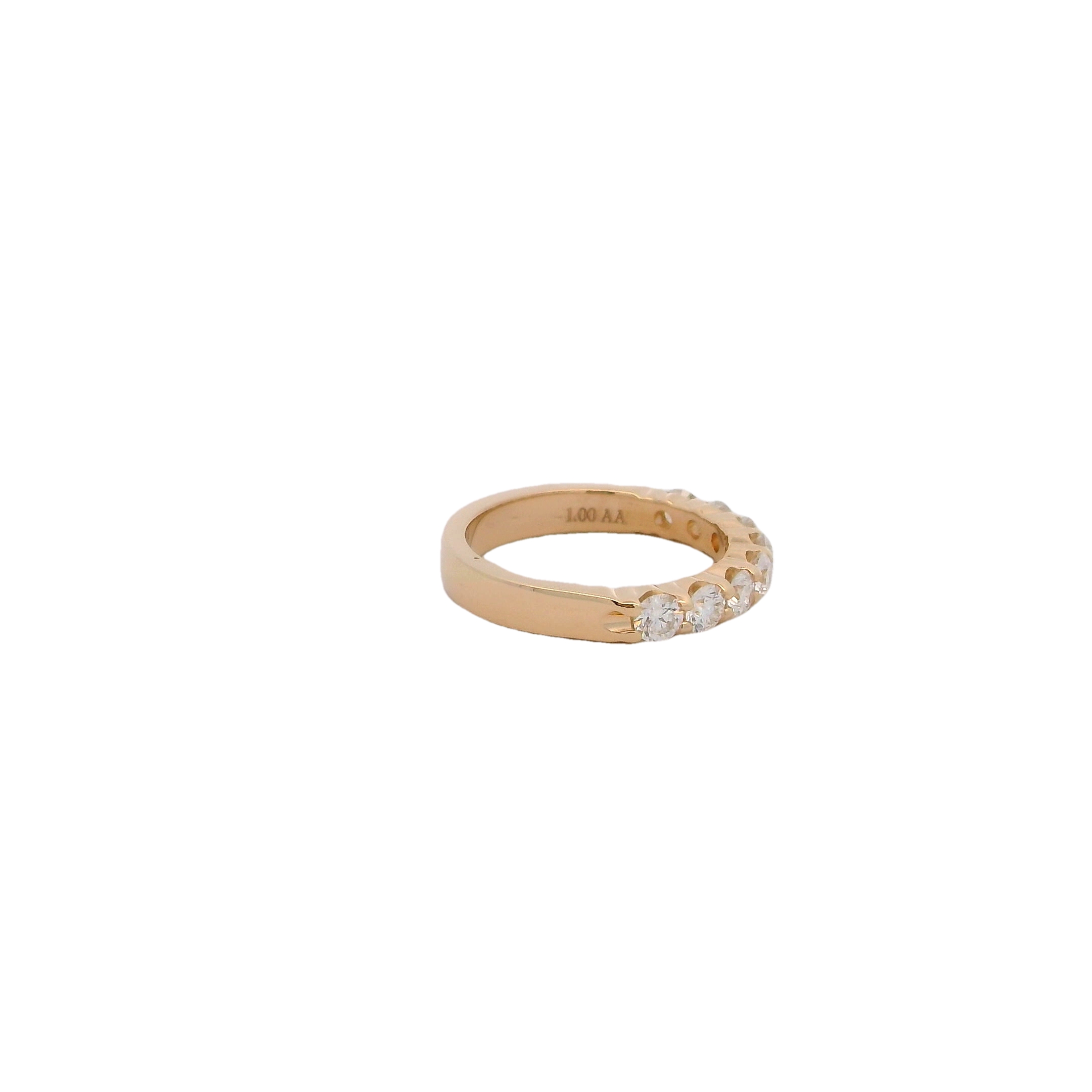 14k Yellow Gold Diamond Wedding Band