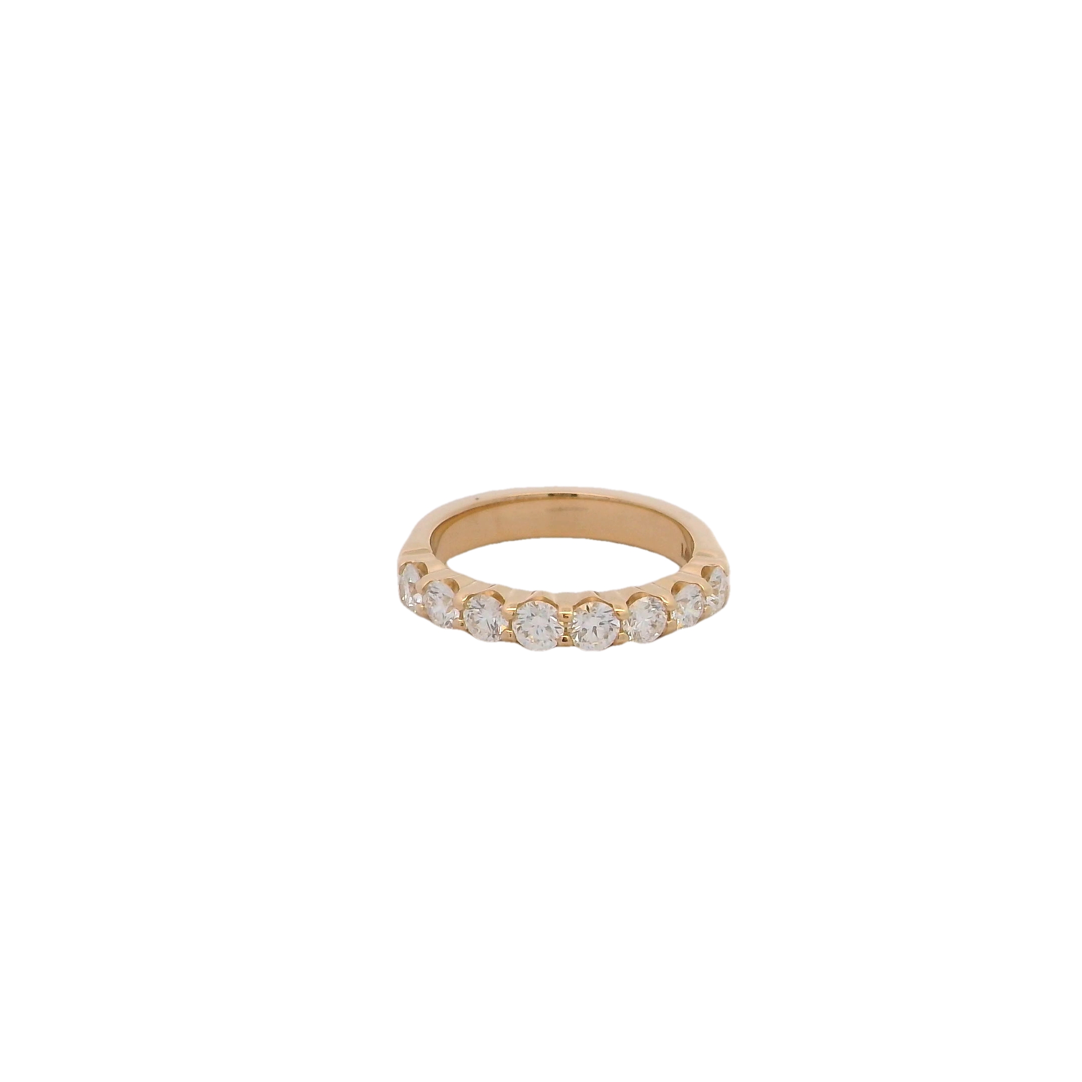 14k Yellow Gold Diamond Wedding Band
