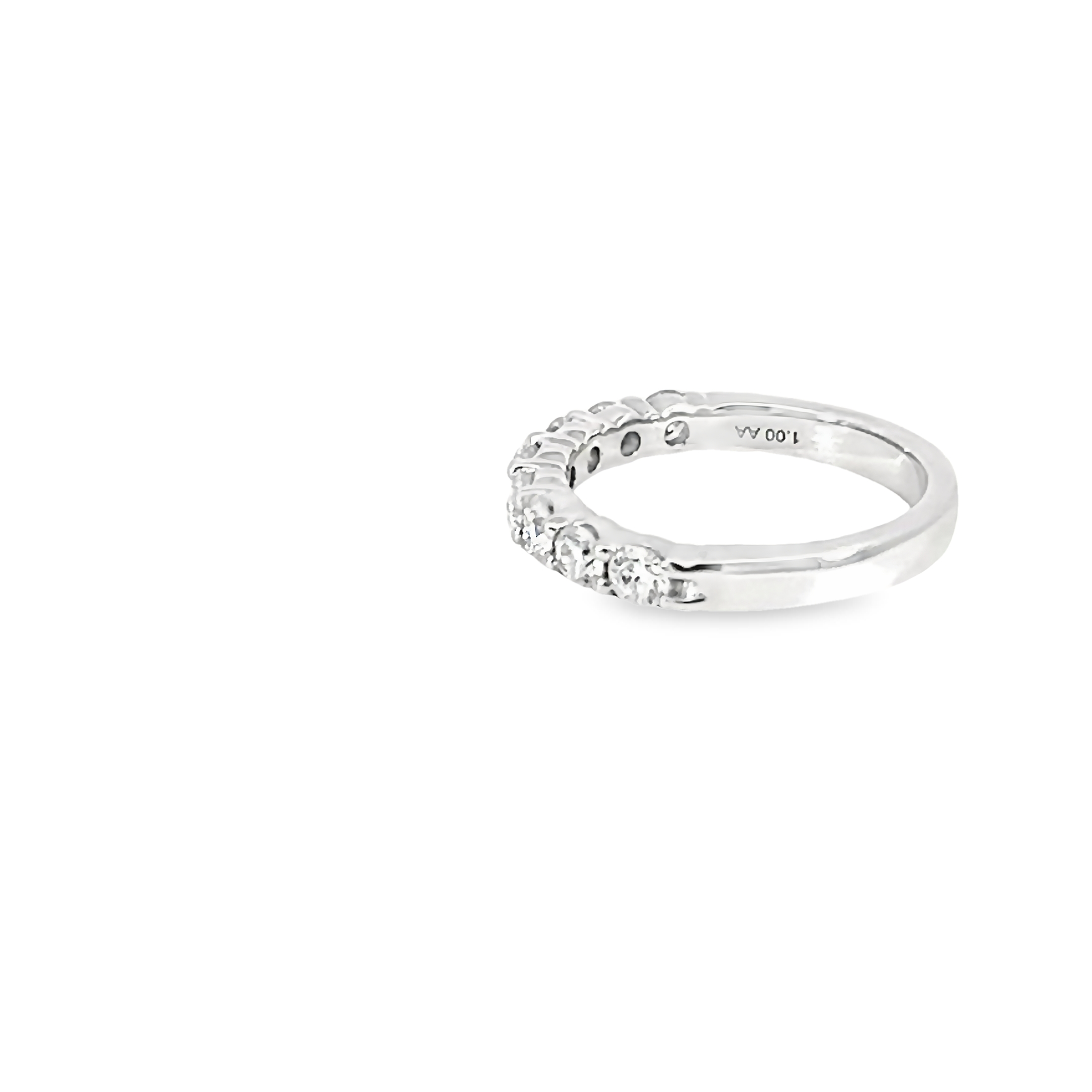 14k White Gold Diamond Wedidng Band