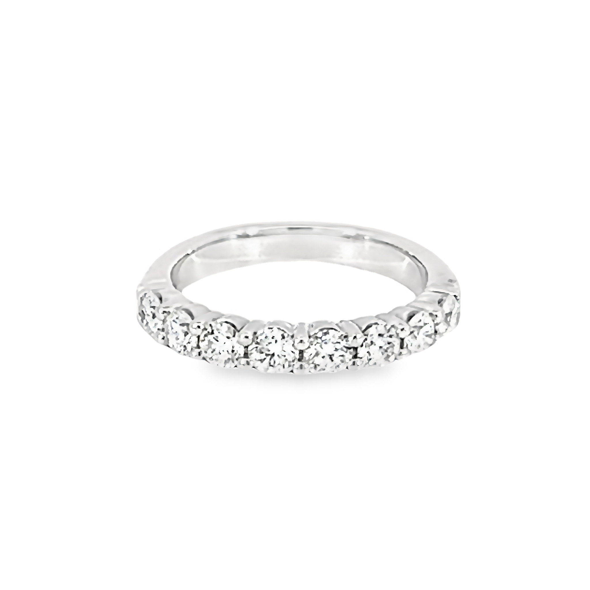 14k White Gold Diamond Wedidng Band