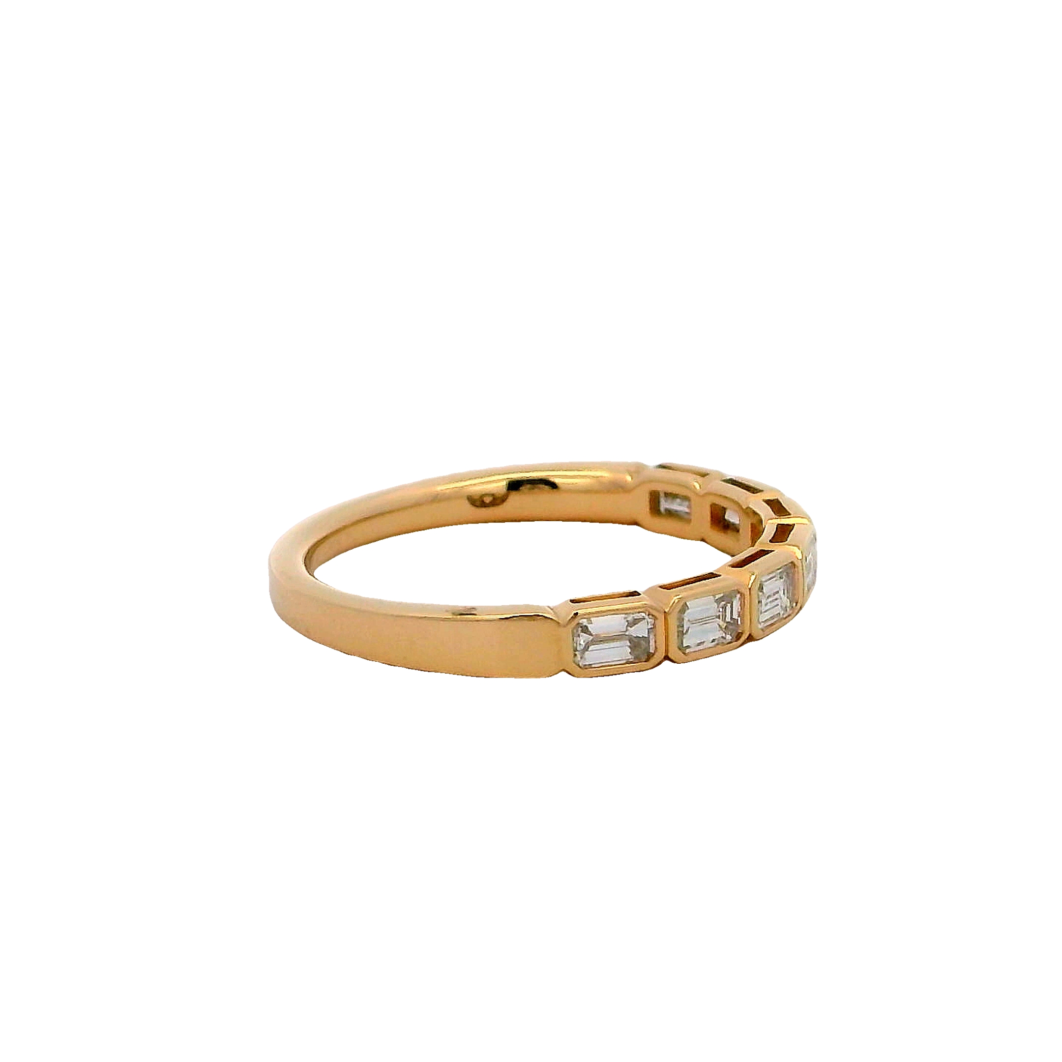 14k Yellow Gold Diamond Wedding Band