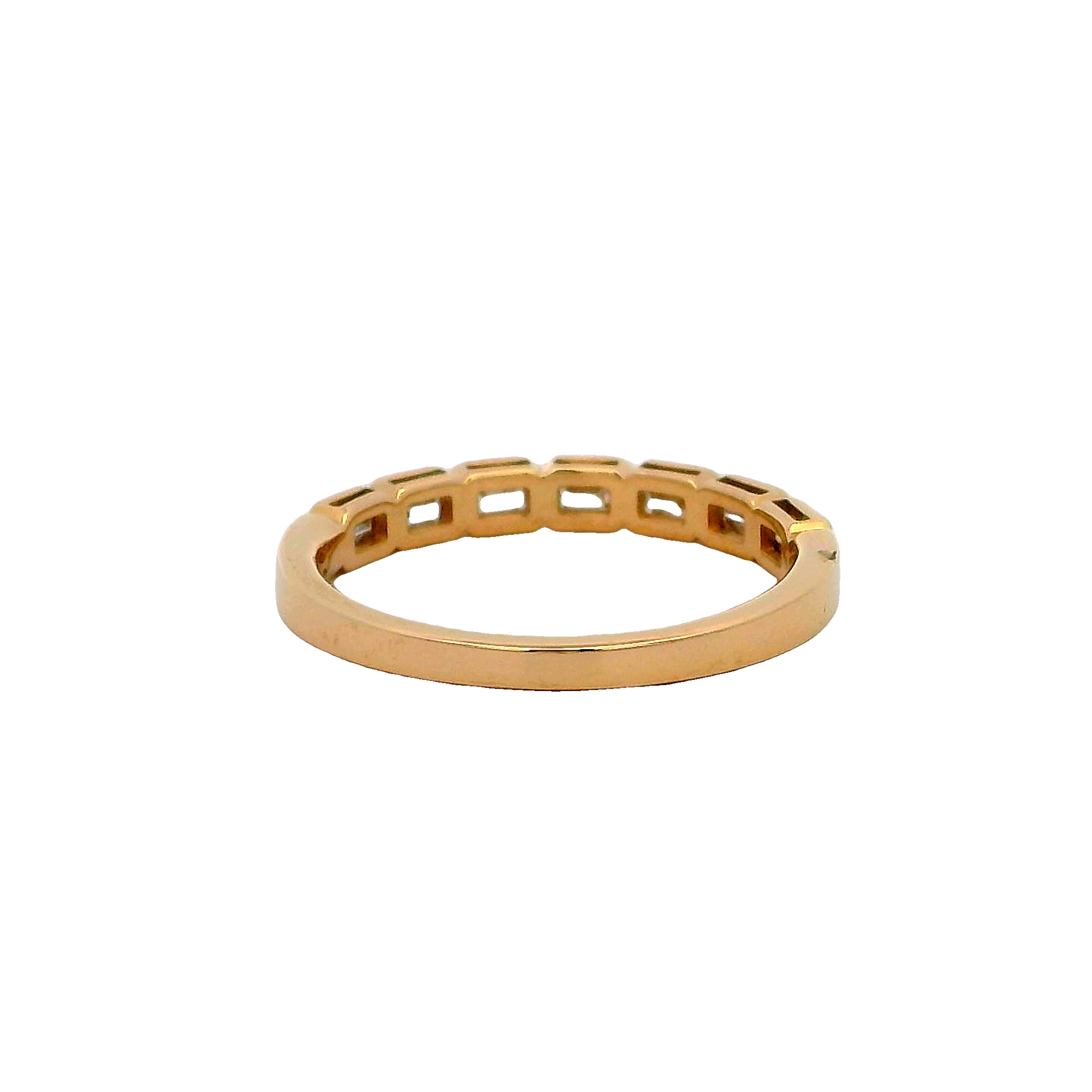 14k Yellow Gold Diamond Wedding Band