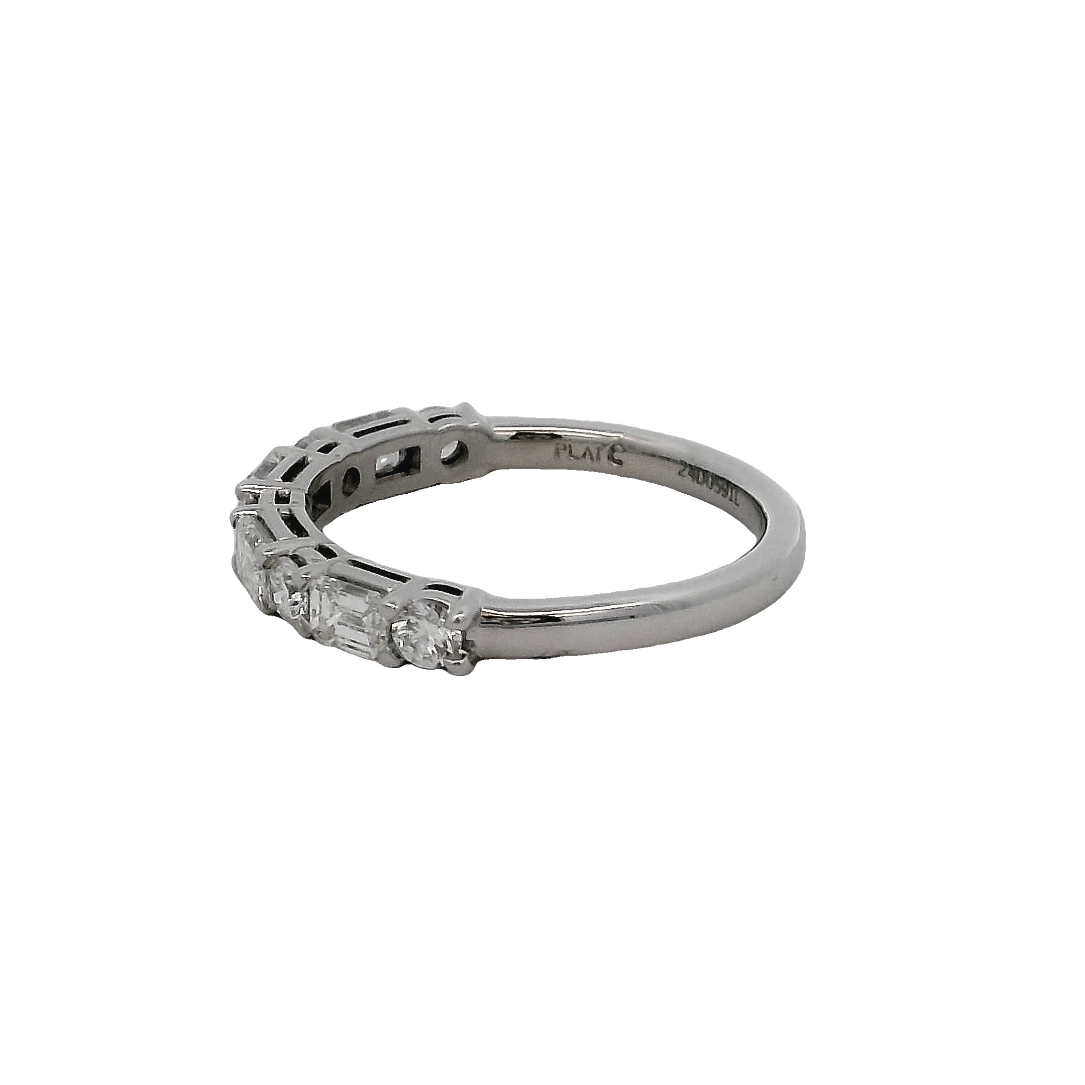 Platinum Diamond Wedding Band