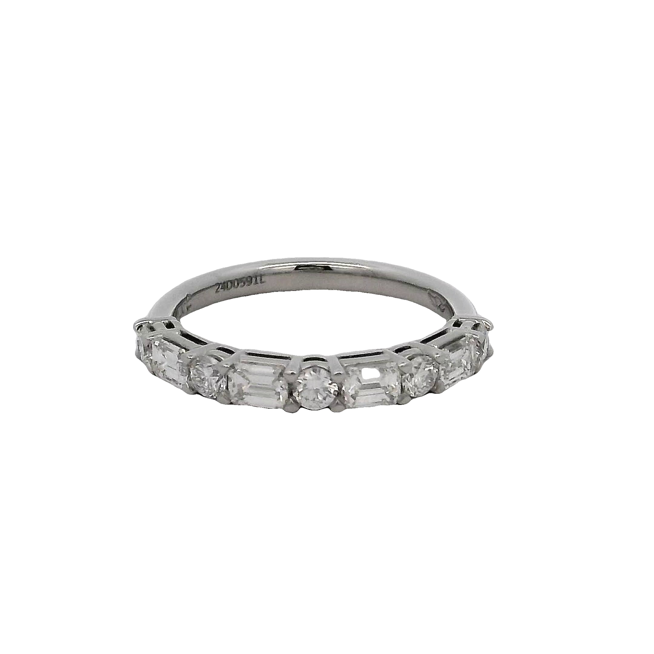 Platinum Diamond Wedding Band