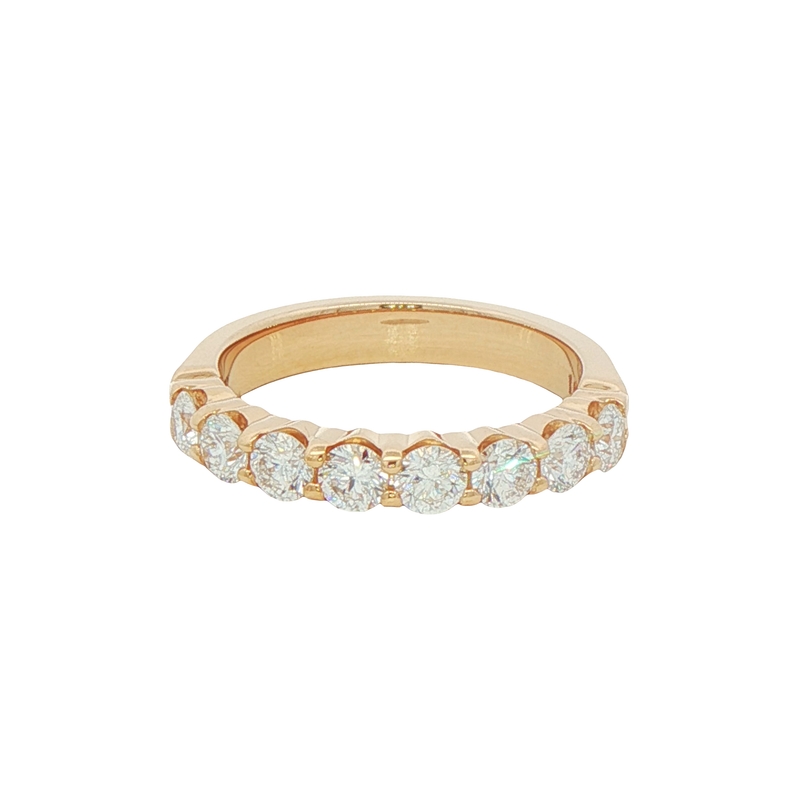 14k Yellow Gold Diamond Wedding Band