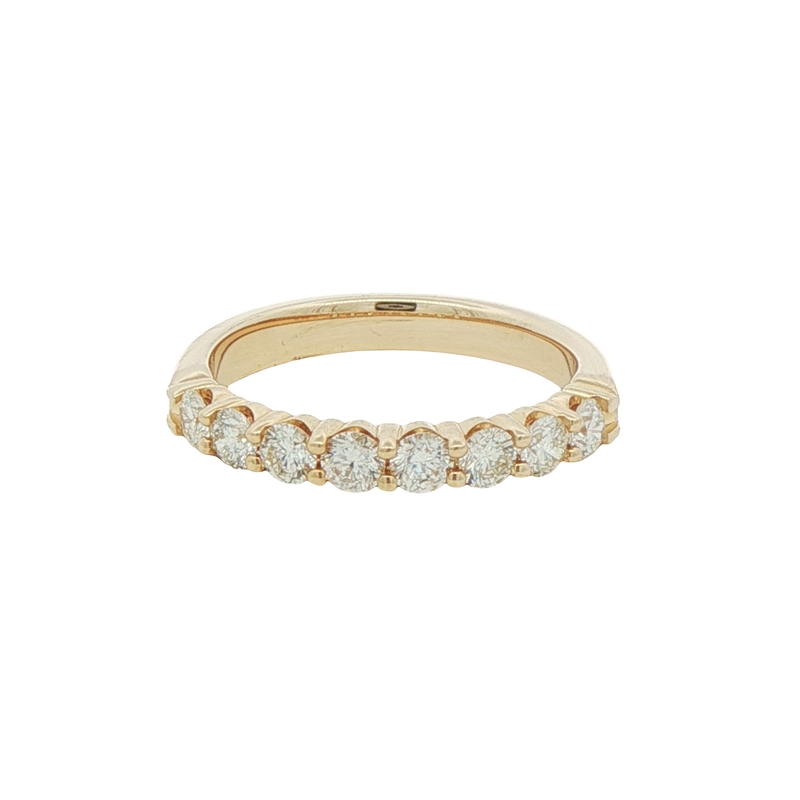 14k Yellow Gold Diamond Wedding Band