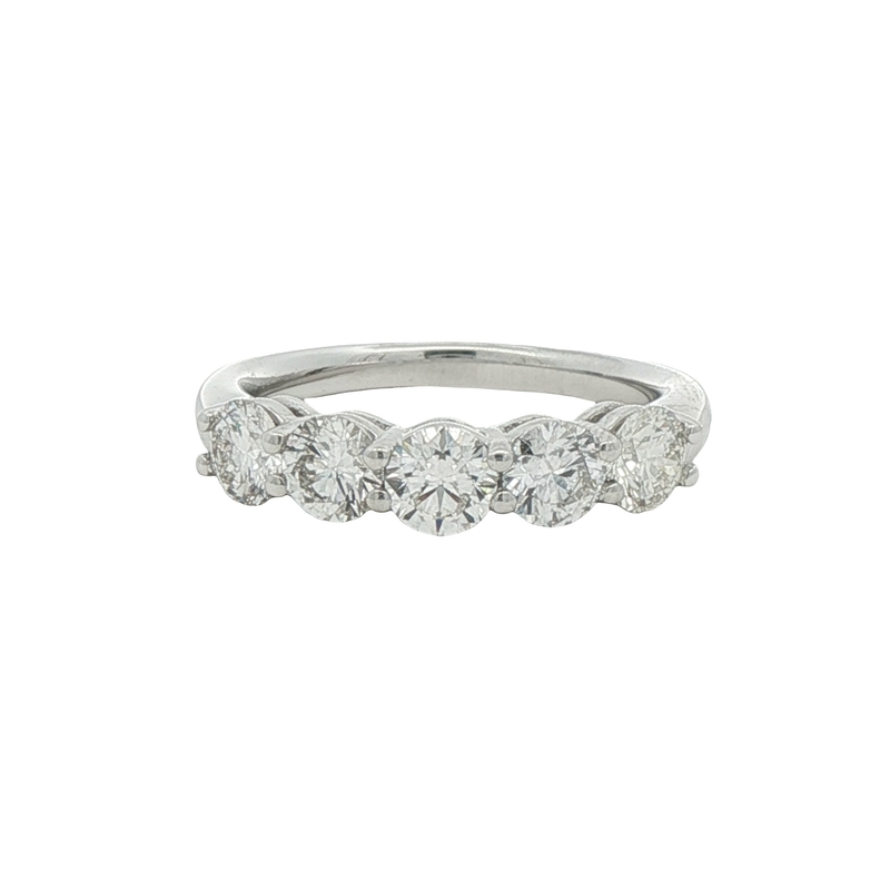 Platinum Diamond Wedding Band