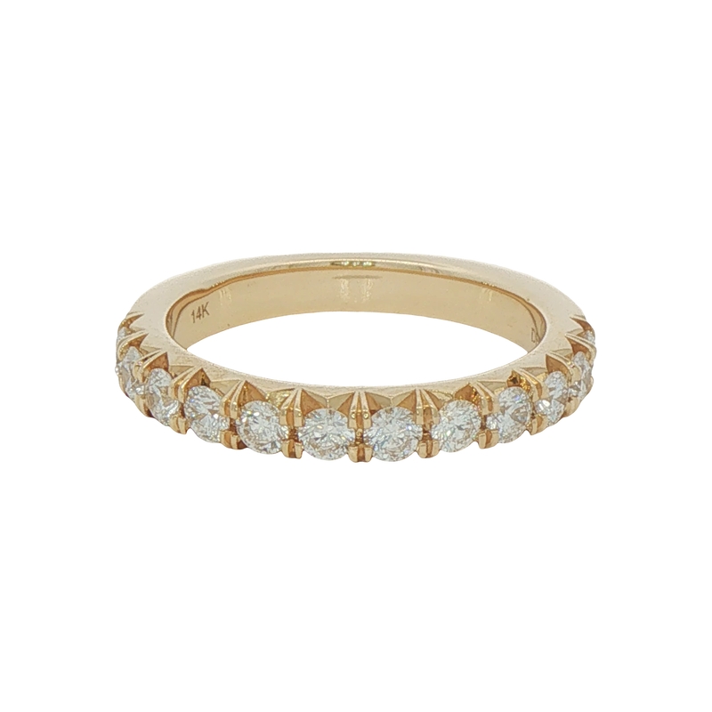 14k Yellow Gold Diamond Band