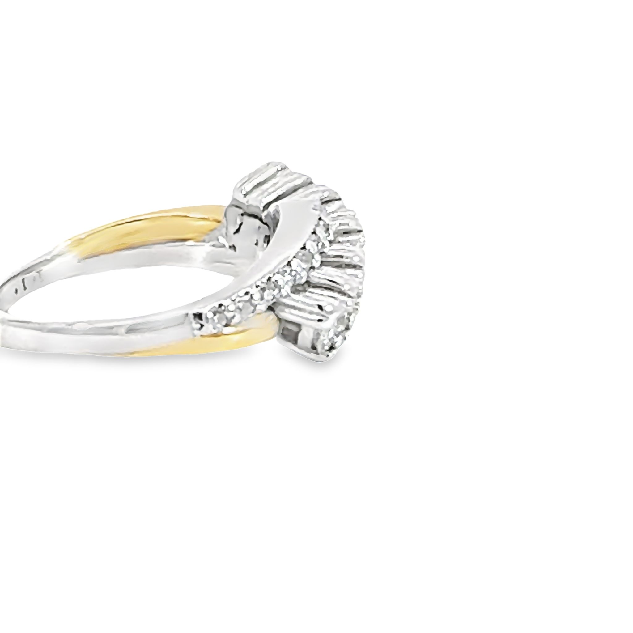 14k Gold Diamond Fashion Ring