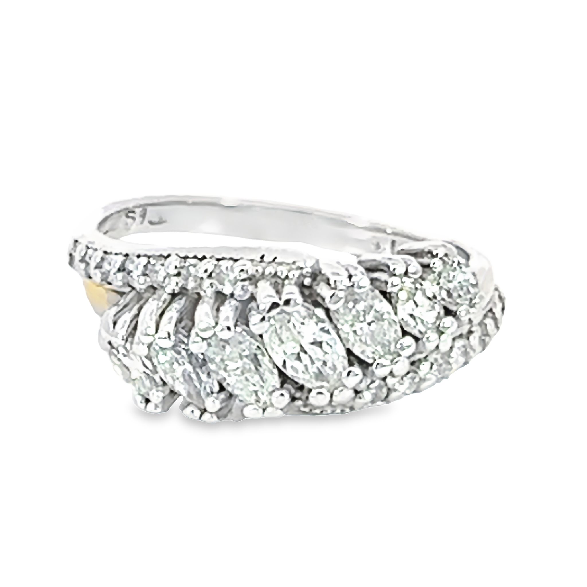 14k Gold Diamond Fashion Ring