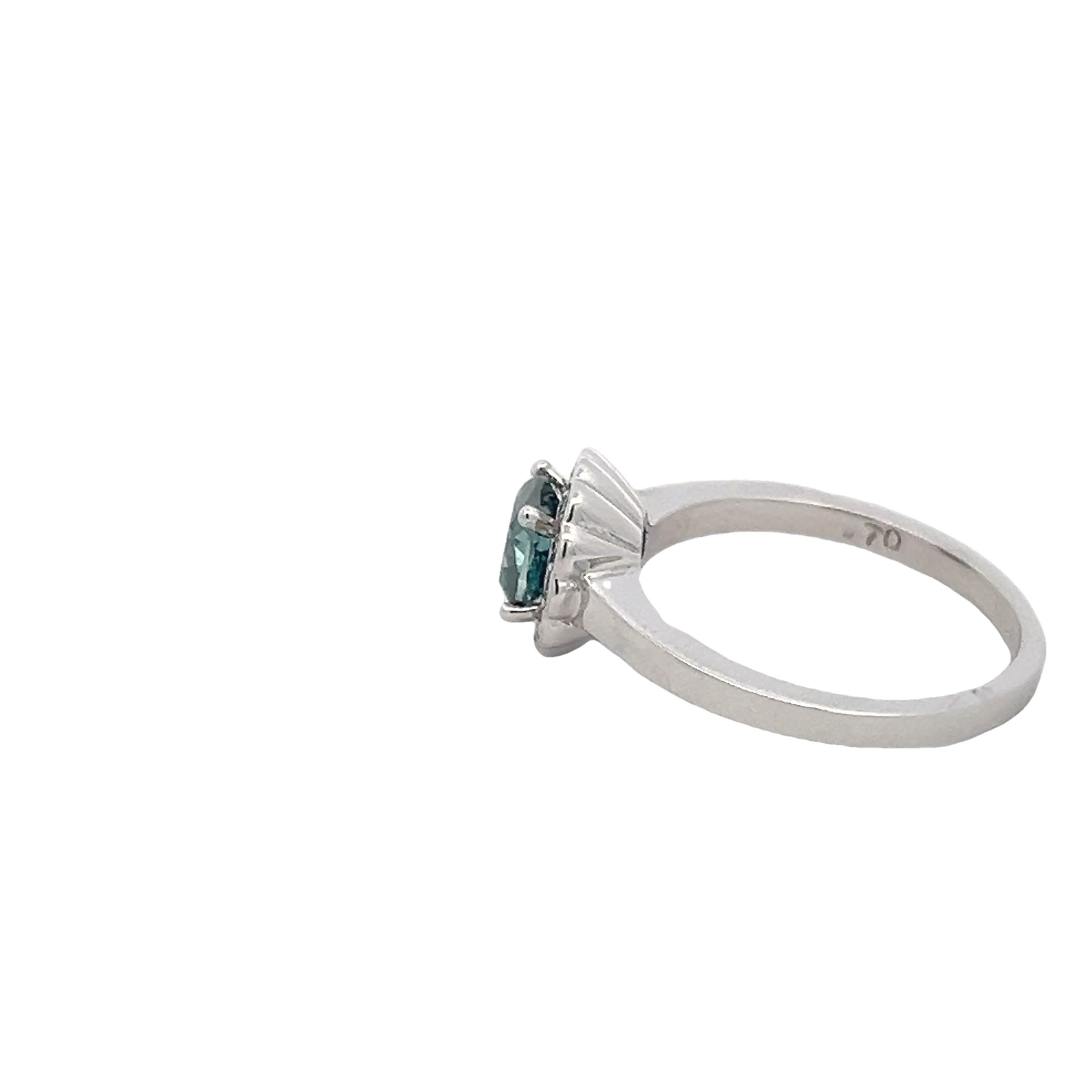 14k White Gold Diamond Ring